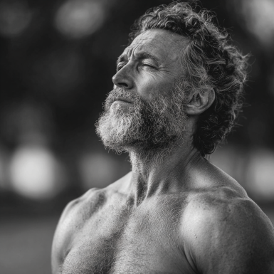 Щаслива група літніх людей після заняття йогою